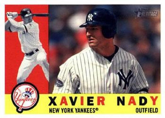 #237 Xavier Nady - New York Yankees - 2009 Topps Heritage Baseball