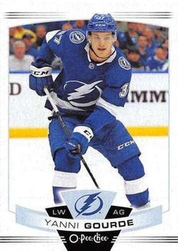 #237 Yanni Gourde - Tampa Bay Lightning - 2019-20 O-Pee-Chee Hockey