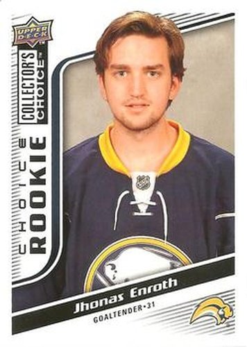 #237 Jhonas Enroth - Buffalo Sabres - 2009-10 Collector's Choice Hockey