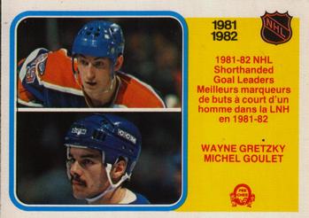 #237 Wayne Gretzky / Michel Goulet - Edmonton Oilers / Quebec Nordiques - 1982-83 O-Pee-Chee Hockey