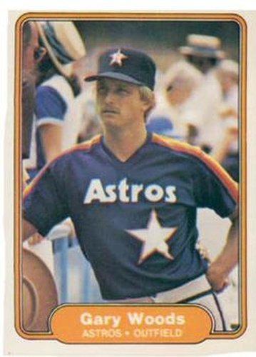 #237 Gary Woods - Houston Astros - 1982 Fleer Baseball