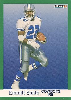 #237 Emmitt Smith - Dallas Cowboys - 1991 Fleer Football
