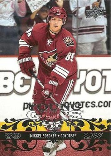 #237 Mikkel Boedker - Phoenix Coyotes - 2008-09 Upper Deck Hockey