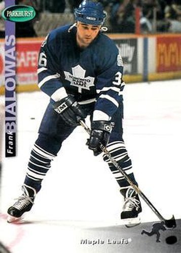 #237 Frank Bialowas - Toronto Maple Leafs - 1994-95 Parkhurst Hockey
