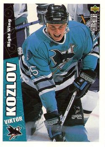 #237 Viktor Kozlov - San Jose Sharks - 1996-97 Collector's Choice Hockey