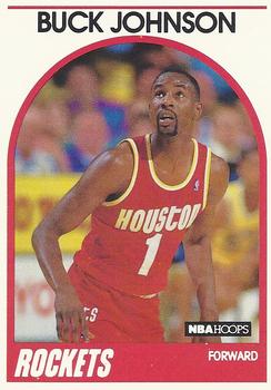 #237 Buck Johnson - Houston Rockets - 1989-90 Hoops Basketball