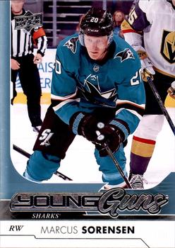 #237 Marcus Sorensen - San Jose Sharks - 2017-18 Upper Deck Hockey