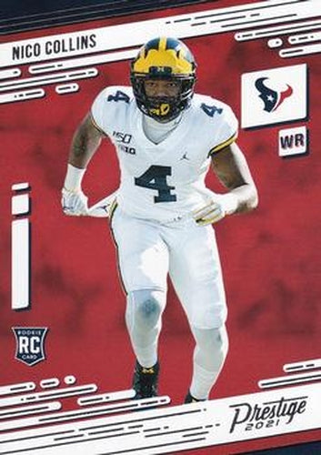 #237 Nico Collins - Houston Texans - 2021 Panini Prestige Football