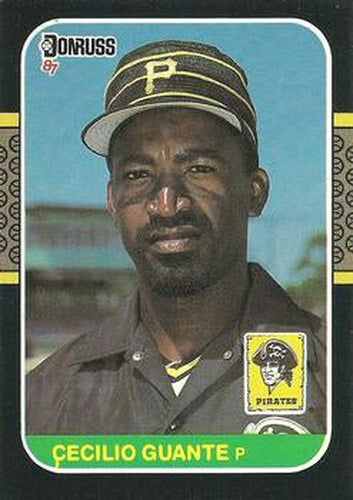 #238 Cecilio Guante - Pittsburgh Pirates - 1987 Donruss Baseball