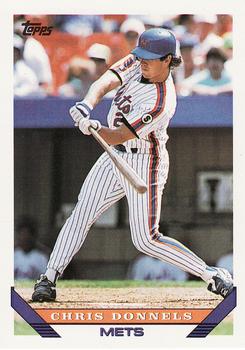 #238 Chris Donnels - New York Mets - 1993 Topps Baseball