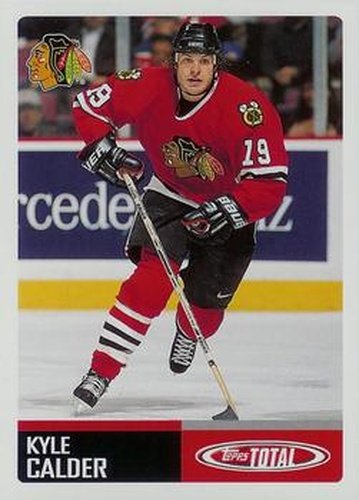 #238 Kyle Calder - Chicago Blackhawks - 2002-03 Topps Total Hockey
