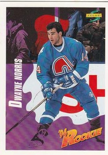 #238 Dwayne Norris - Quebec Nordiques - 1994-95 Score Hockey