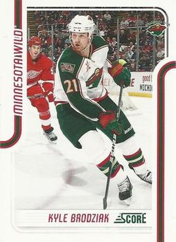 #238 Kyle Brodziak - Minnesota Wild - 2011-12 Score Hockey