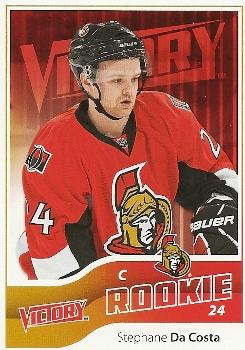 #238 Stephane Da Costa - Ottawa Senators - 2011-12 Upper Deck Victory Hockey