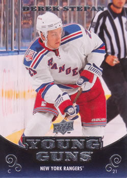 #238 Derek Stepan - New York Rangers - 2010-11 Upper Deck Hockey