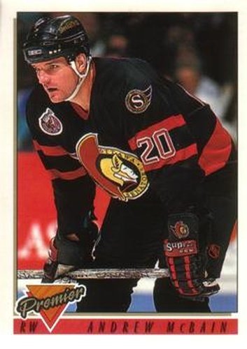 #238 Andrew McBain - Ottawa Senators - 1993-94 O-Pee-Chee Premier Hockey