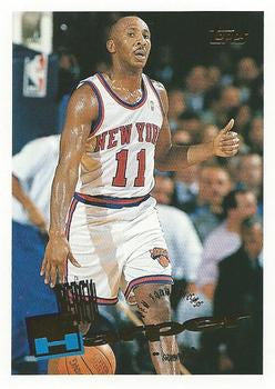 #238 Derek Harper - New York Knicks - 1995-96 Topps Basketball