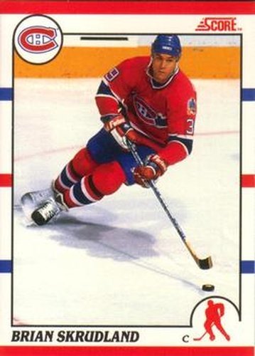 #238 Brian Skrudland - Montreal Canadiens - 1990-91 Score Canadian Hockey