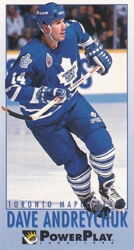 #238 Dave Andreychuk - Toronto Maple Leafs - 1993-94 Fleer PowerPlay Hockey