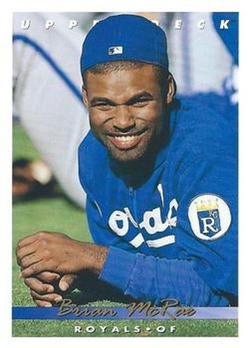 #238 Brian McRae - Kansas City Royals - 1993 Upper Deck Baseball