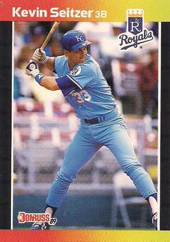 #238 Kevin Seitzer - Kansas City Royals - 1989 Donruss Baseball