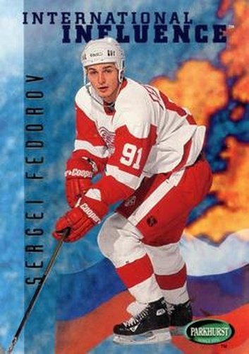 #238 Sergei Fedorov - Detroit Red Wings - 1995-96 Parkhurst International Hockey