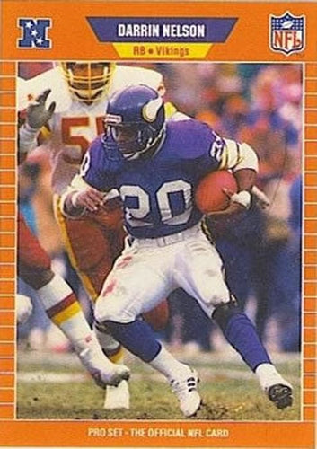 #238 Darrin Nelson - Minnesota Vikings - 1989 Pro Set Football
