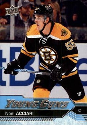#238 Noel Acciari - Boston Bruins - 2016-17 Upper Deck Hockey