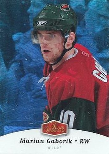 #238 Marian Gaborik - Minnesota Wild - 2006-07 Flair Showcase Hockey