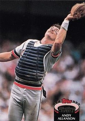 #238 Andy Allanson - Detroit Tigers - 1992 Stadium Club Baseball