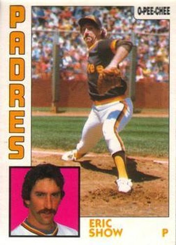 #238 Eric Show - San Diego Padres - 1984 O-Pee-Chee Baseball