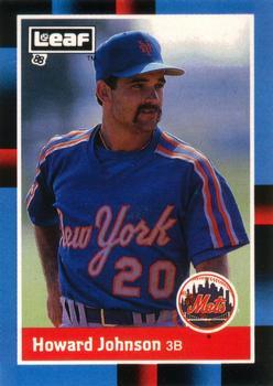 #238 Howard Johnson - New York Mets - 1988 Leaf Baseball