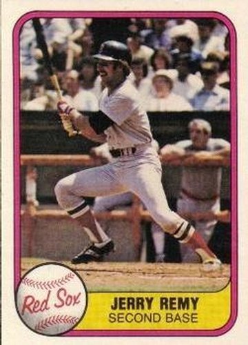 #238 Jerry Remy - Boston Red Sox - 1981 Fleer Baseball