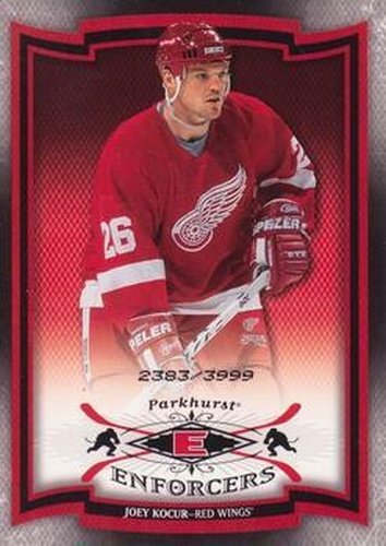 #238 Joey Kocur - Detroit Red Wings - 2006-07 Parkhurst Hockey