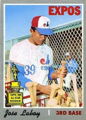 #238 Jose Laboy - Montreal Expos - 1970 Topps Baseball