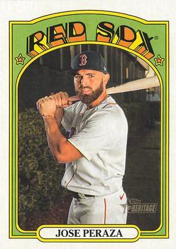 #238 Jose Peraza - Boston Red Sox - 2021 Topps Heritage Baseball