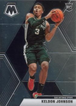 #238 Keldon Johnson - San Antonio Spurs - 2019-20 Panini Mosaic Basketball