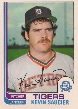 #238 Kevin Saucier - Detroit Tigers - 1982 O-Pee-Chee Baseball