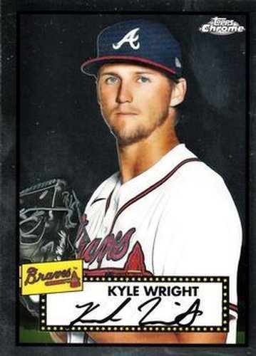 #238 Kyle Wright - Atlanta Braves - 2021 Topps Chrome Platinum Anniversary Baseball