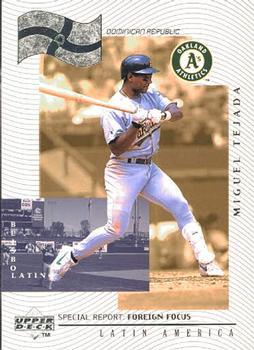 #238 Miguel Tejada - Oakland Athletics - 1999 Upper Deck Baseball