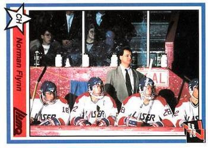 #238 Norman Flynn - Saint-Hyacinthe Laser - 1990-91 7th Inning Sketch QMJHL Hockey