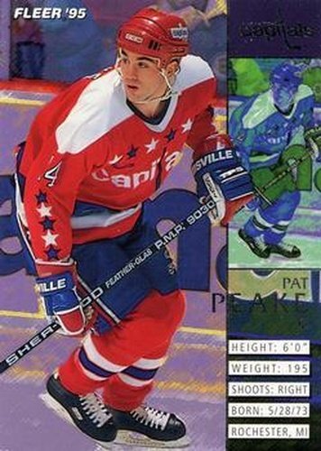#238 Pat Peake - Washington Capitals - 1994-95 Fleer Hockey
