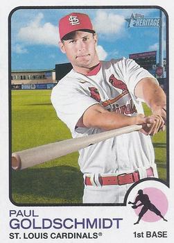 #238 Paul Goldschmidt - St. Louis Cardinals - 2022 Topps Heritage Baseball