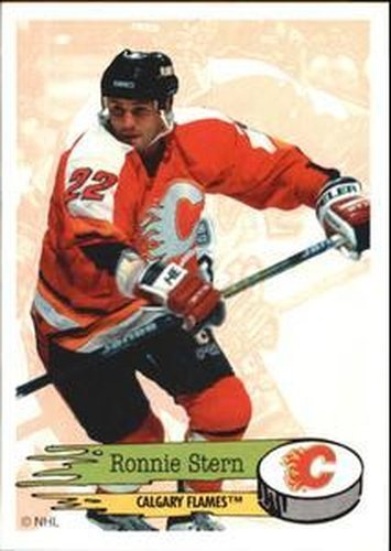#238 Ronnie Stern - Calgary Flames - 1995-96 Panini Hockey Stickers