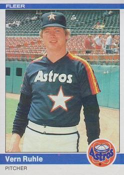 #238 Vern Ruhle - Houston Astros - 1984 Fleer Baseball