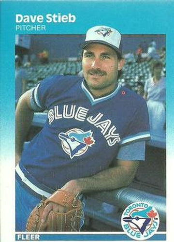 #238 Dave Stieb - Toronto Blue Jays - 1987 Fleer Baseball
