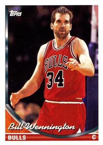 #238 Bill Wennington - Chicago Bulls - 1993-94 Topps Basketball