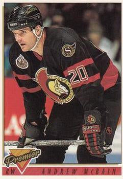 #238 Andrew McBain - Ottawa Senators - 1993-94 Topps Premier Hockey