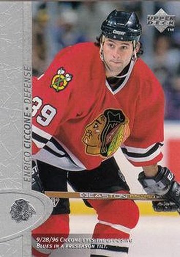 #238 Enrico Ciccone - Chicago Blackhawks - 1996-97 Upper Deck Hockey