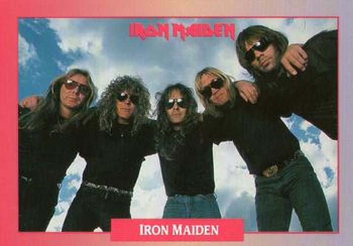 #238 Iron Maiden - 1991 Brockum Rock Cards